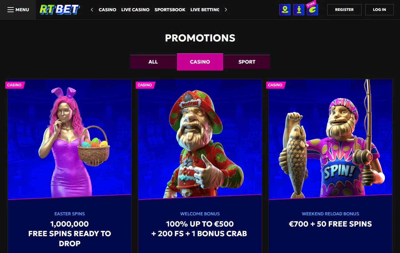 RT Bet Casino bonus terms and promotion structure for cautious readers