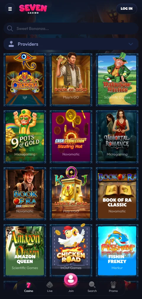 Seven Casino banking methods, deposits, and withdrawals summary