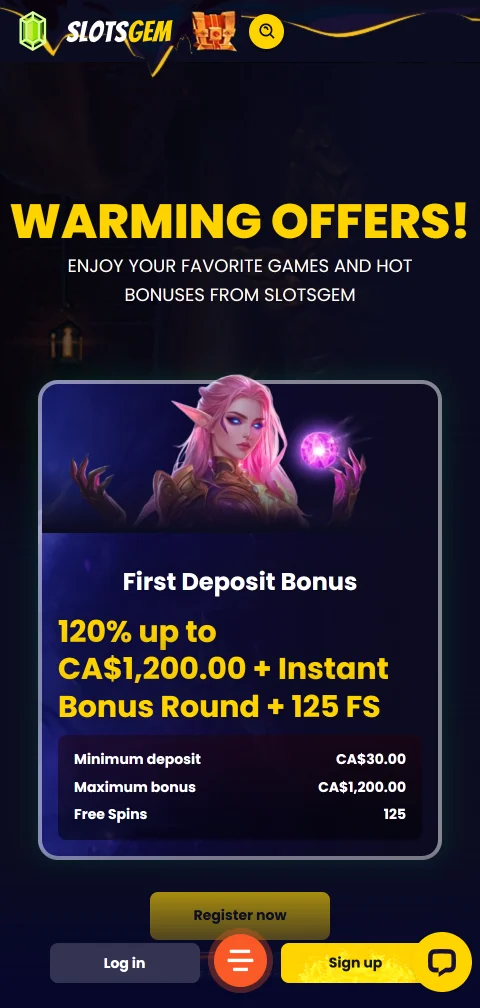 Slotsgem Casino banking options including Interac, cards and crypto