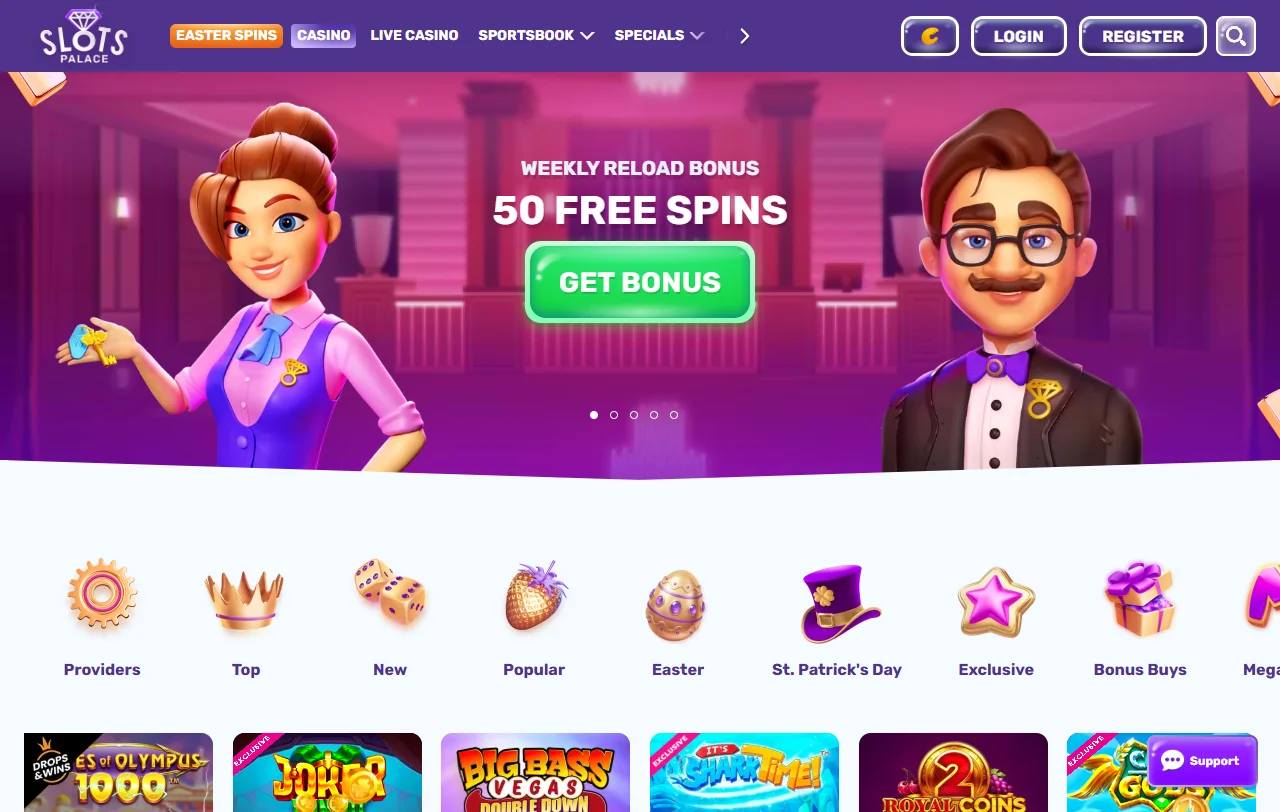 SlotsPalace Casino bonuses promotions and welcome offers in Canada