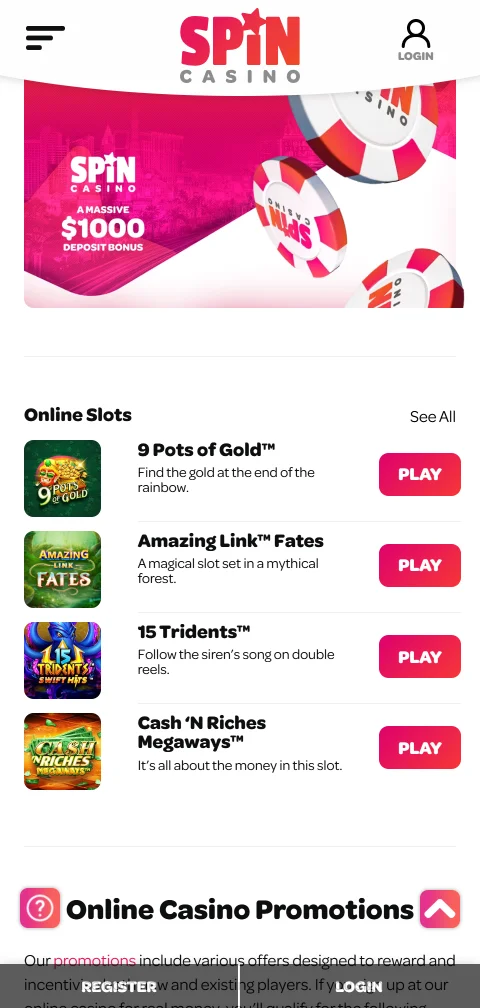 Spin Casino mobile access with full compatibility across smartphones