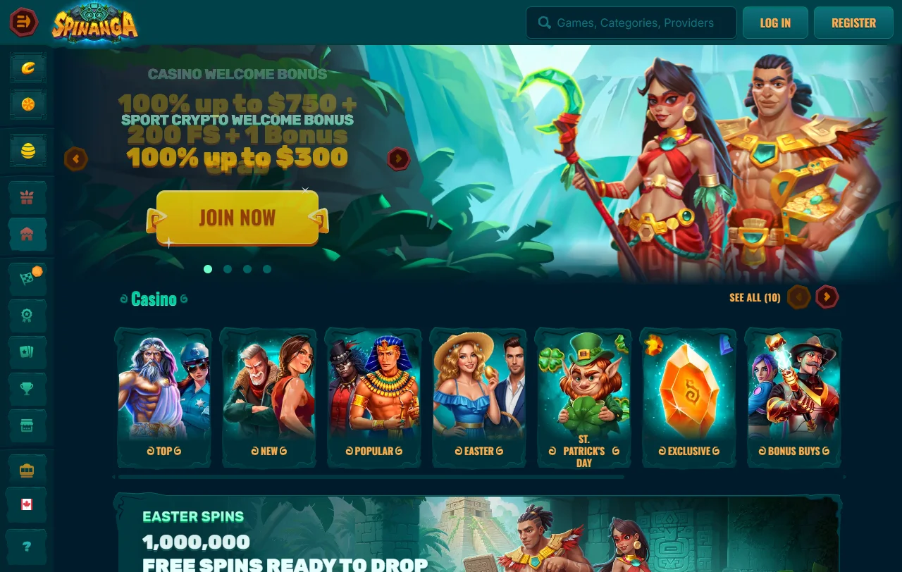 Spinanga Casino review for Canada players covering payments, games, and trust