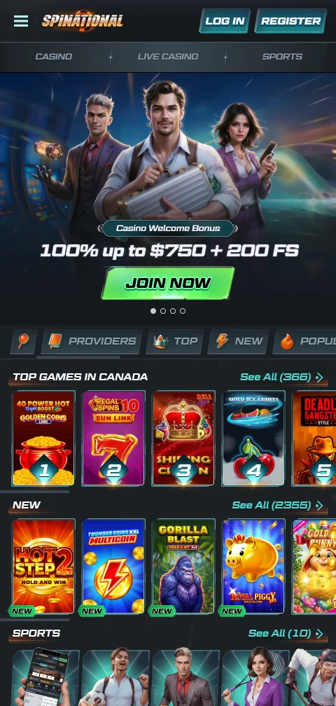 Spinational Casino mobile access and smartphone compatibility for players
