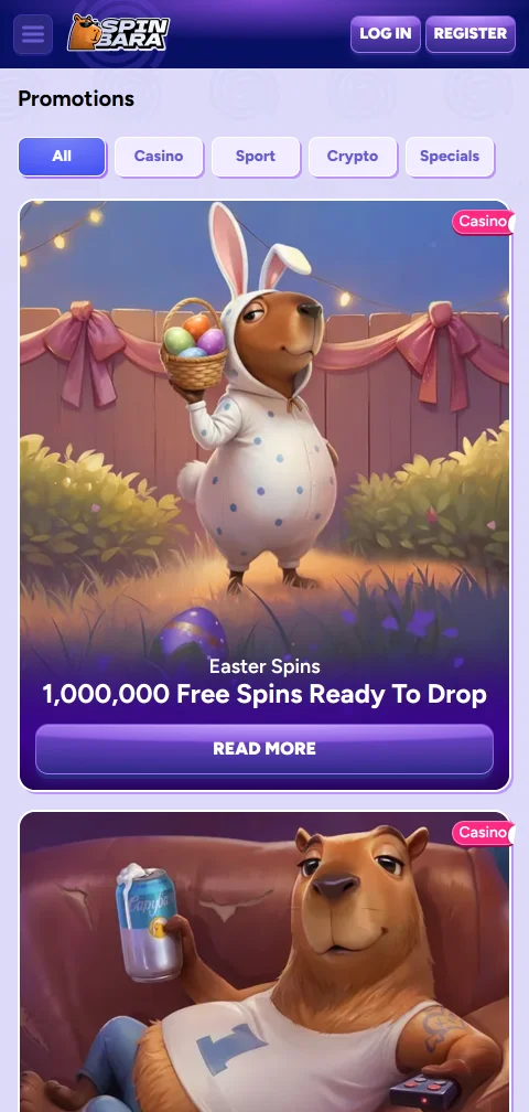 SpinBara Casino deposits, withdrawals, and common payment methods overview