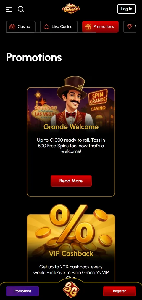 SpinGrande Casino security, licence transparency, and player protection focus