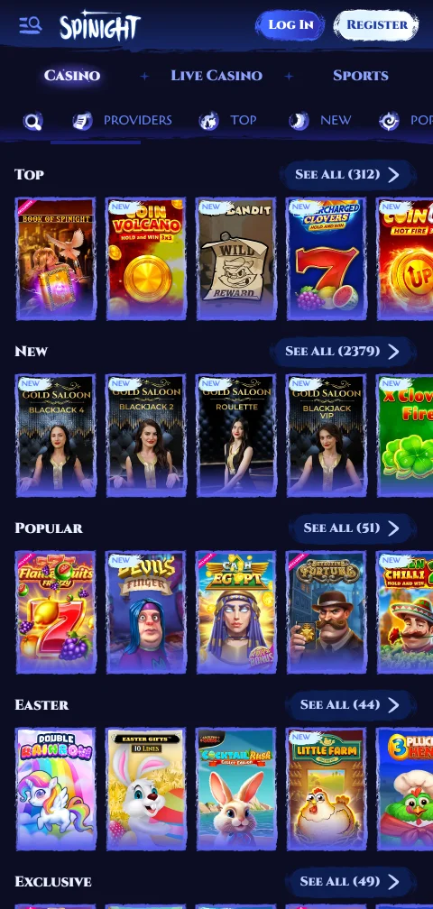 Spinight Casino deposits, withdrawals, and payment options in Canada