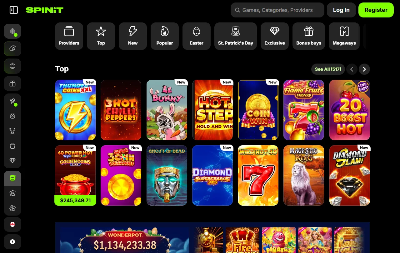 Spinit Casino bonus terms and welcome offer overview