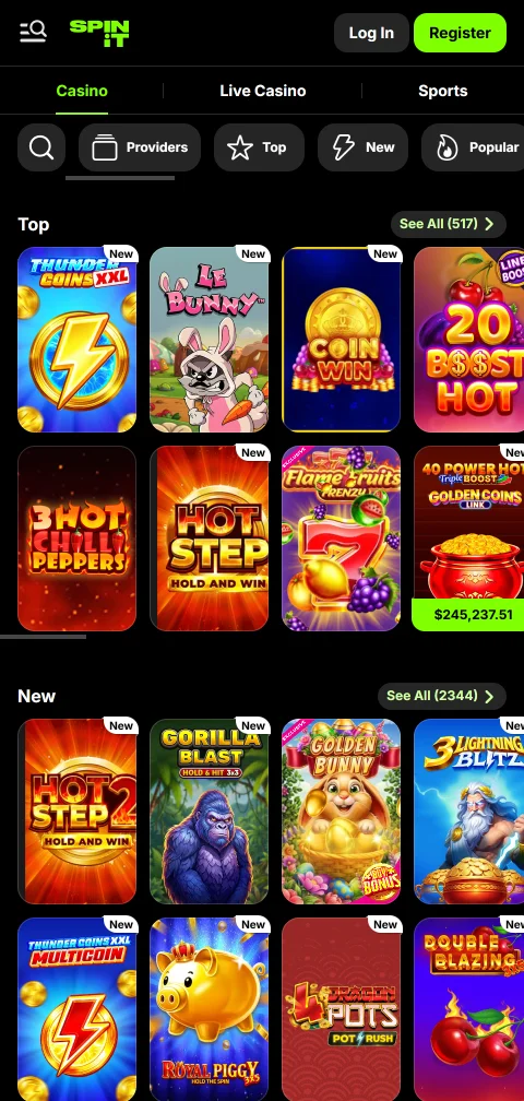 Spinit Casino security and licence details for player protection