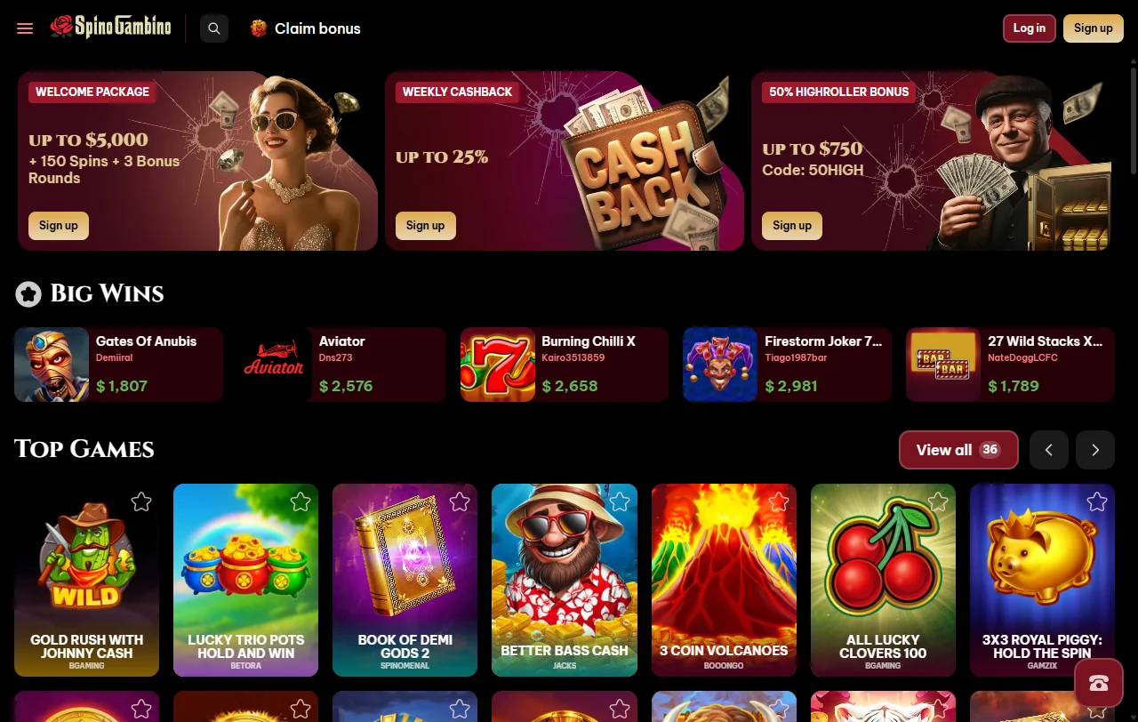 Spinogambino Casino review for Canada players and overall platform assessment