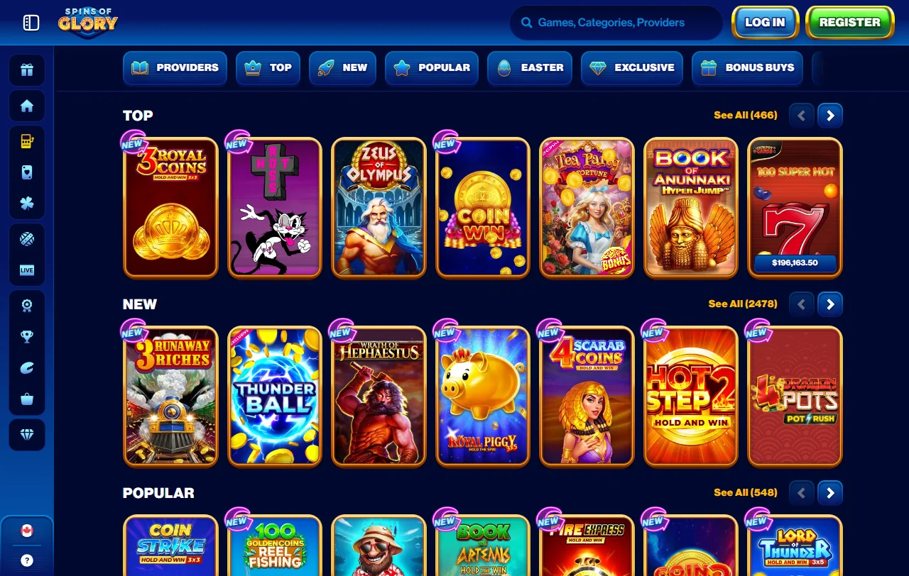 Spins of Glory Casino bonuses, wagering terms and offer structure