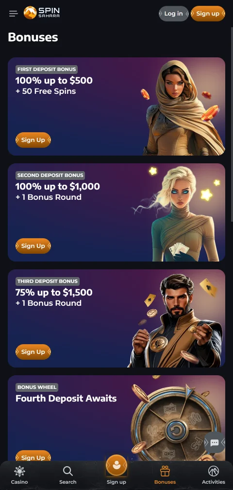 SpinSahara Casino deposits, withdrawals and payment methods guide