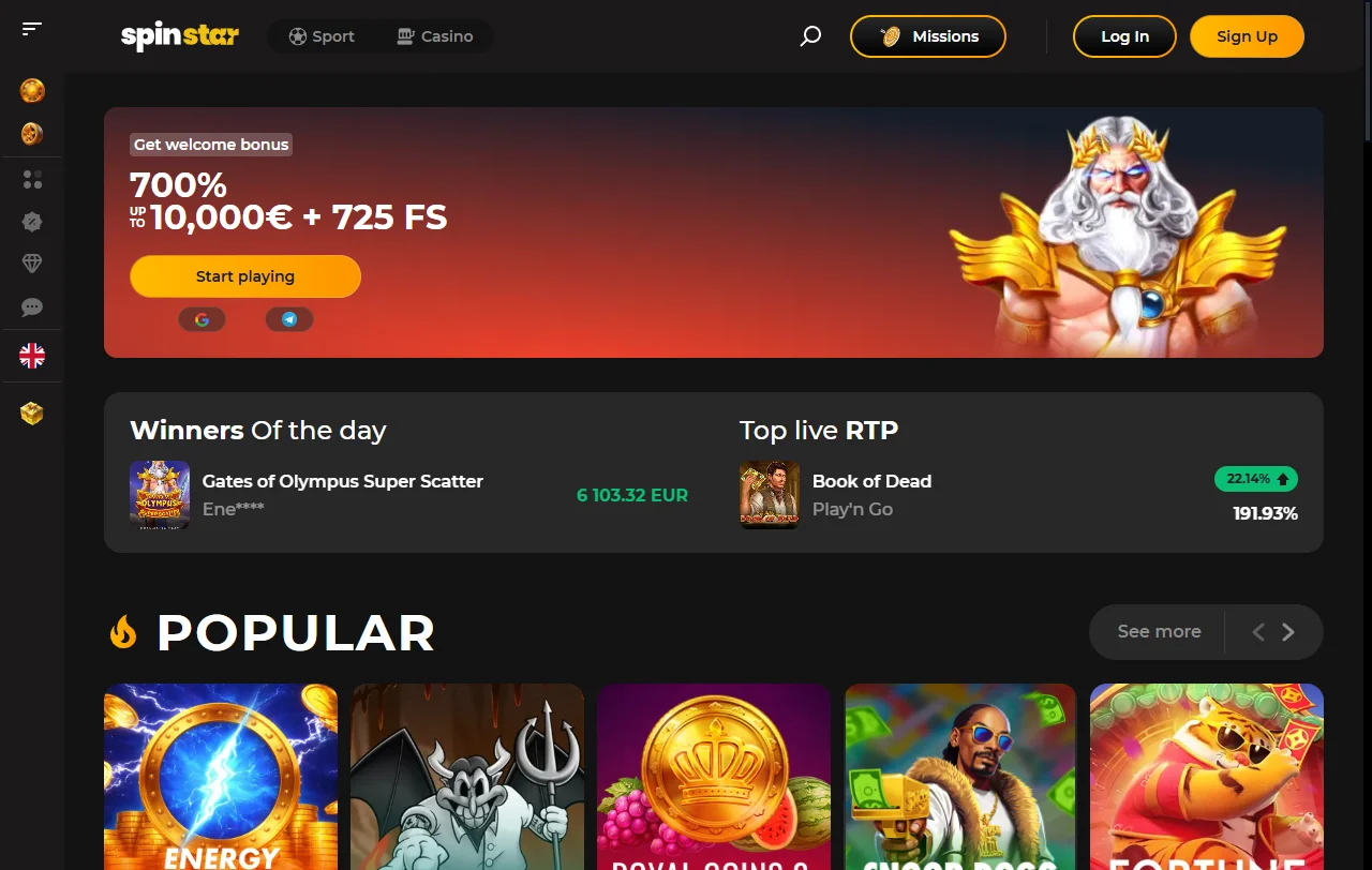 SpinStar Casino complete review and platform analysis for Canada players