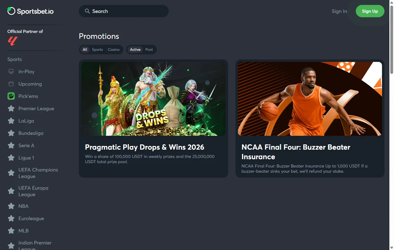 Sportsbet.io Casino welcome bonus terms and promotion overview