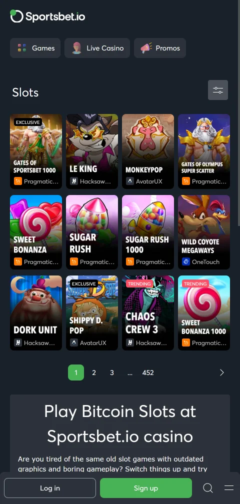 Sportsbet.io Casino deposits, withdrawals and cashier methods explained