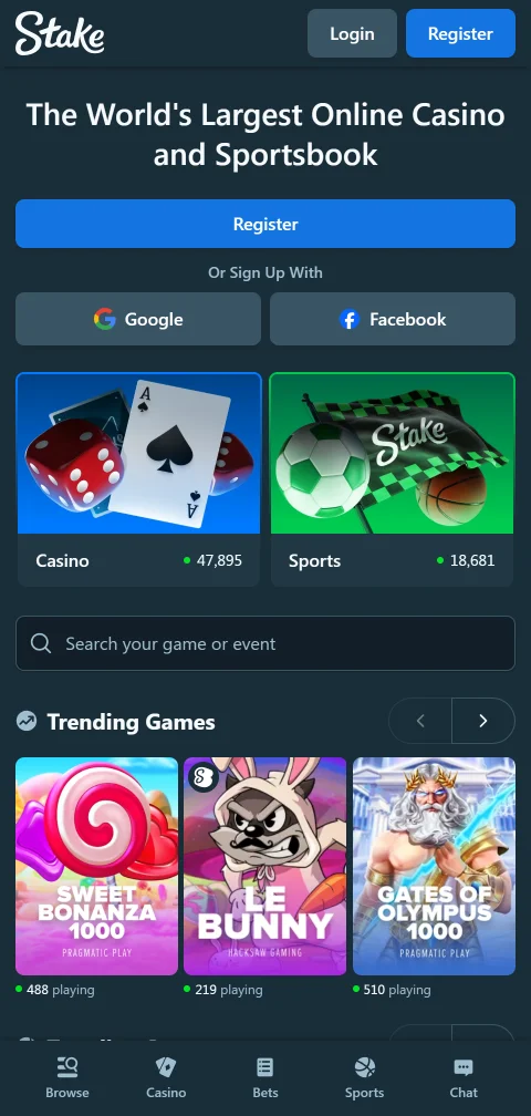 Stake Casino mobile access and smartphone-friendly gaming experience