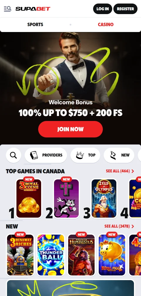 Supabet Casino mobile review for phone play and compatibility