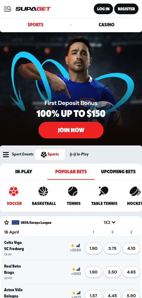 Supabet Casino banking options for deposits and withdrawals