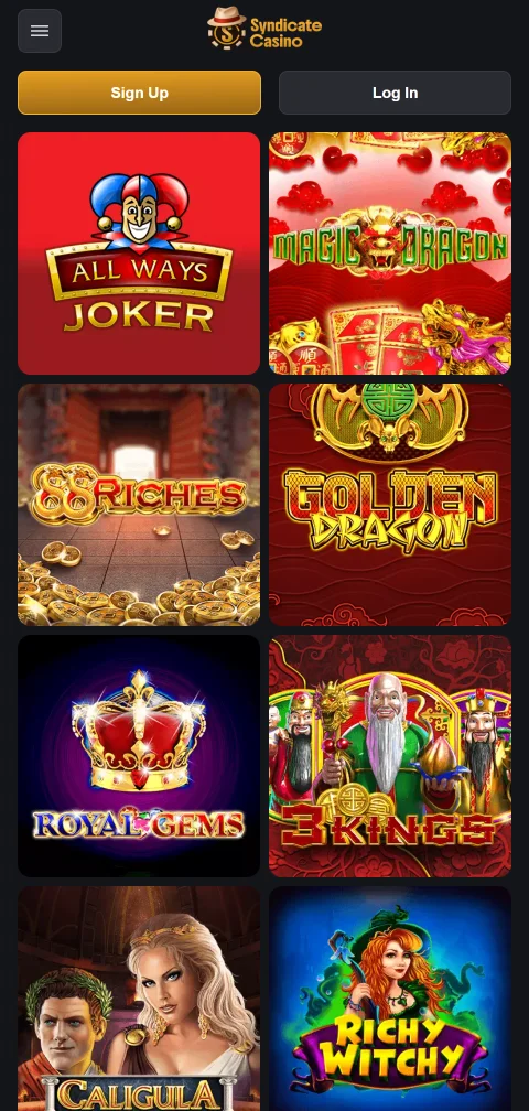 Syndicate Casino deposits withdrawals and payment methods explained