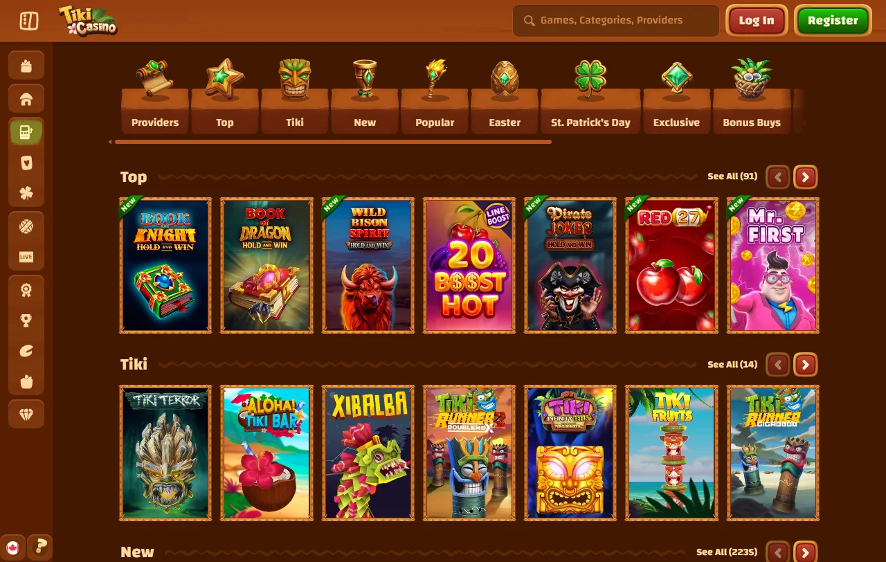Tiki Casino bonus terms and promotional structure explained