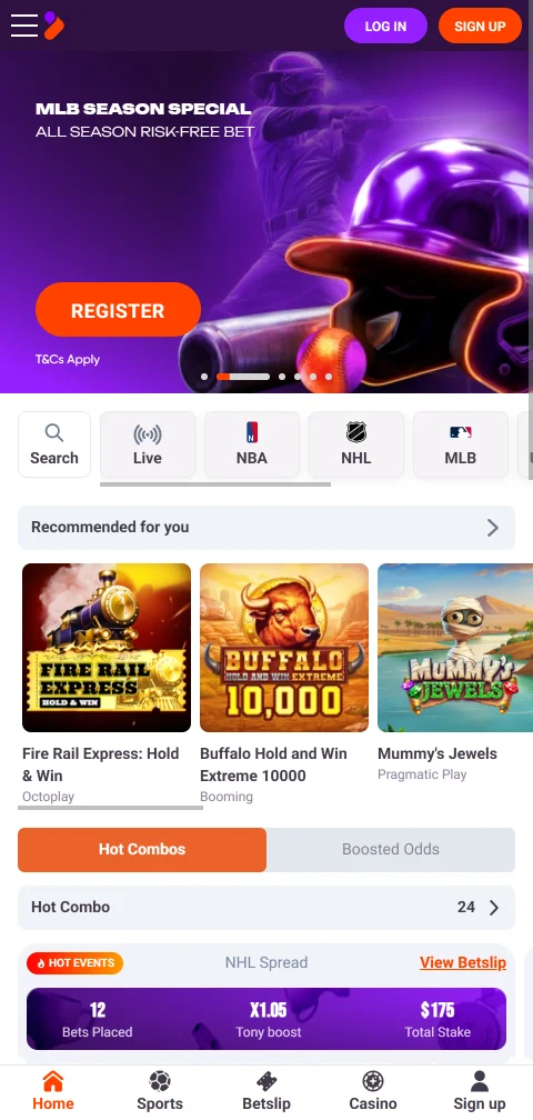 Tonybet Casino mobile access for smartphone players across Canada