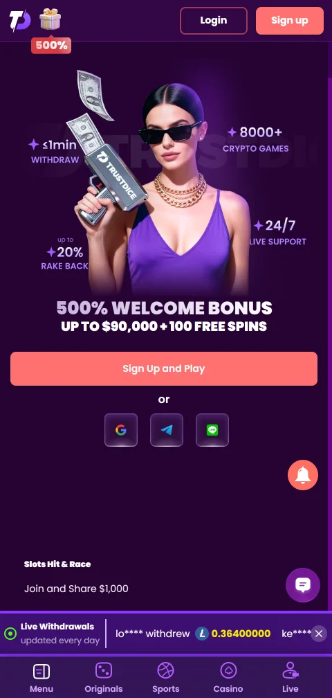 Trust Dice Casino mobile access for smartphone players in Canada