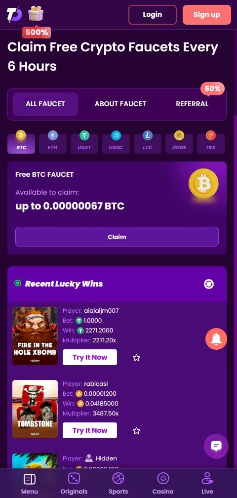 Trust Dice Casino deposits, withdrawals and payment methods overview