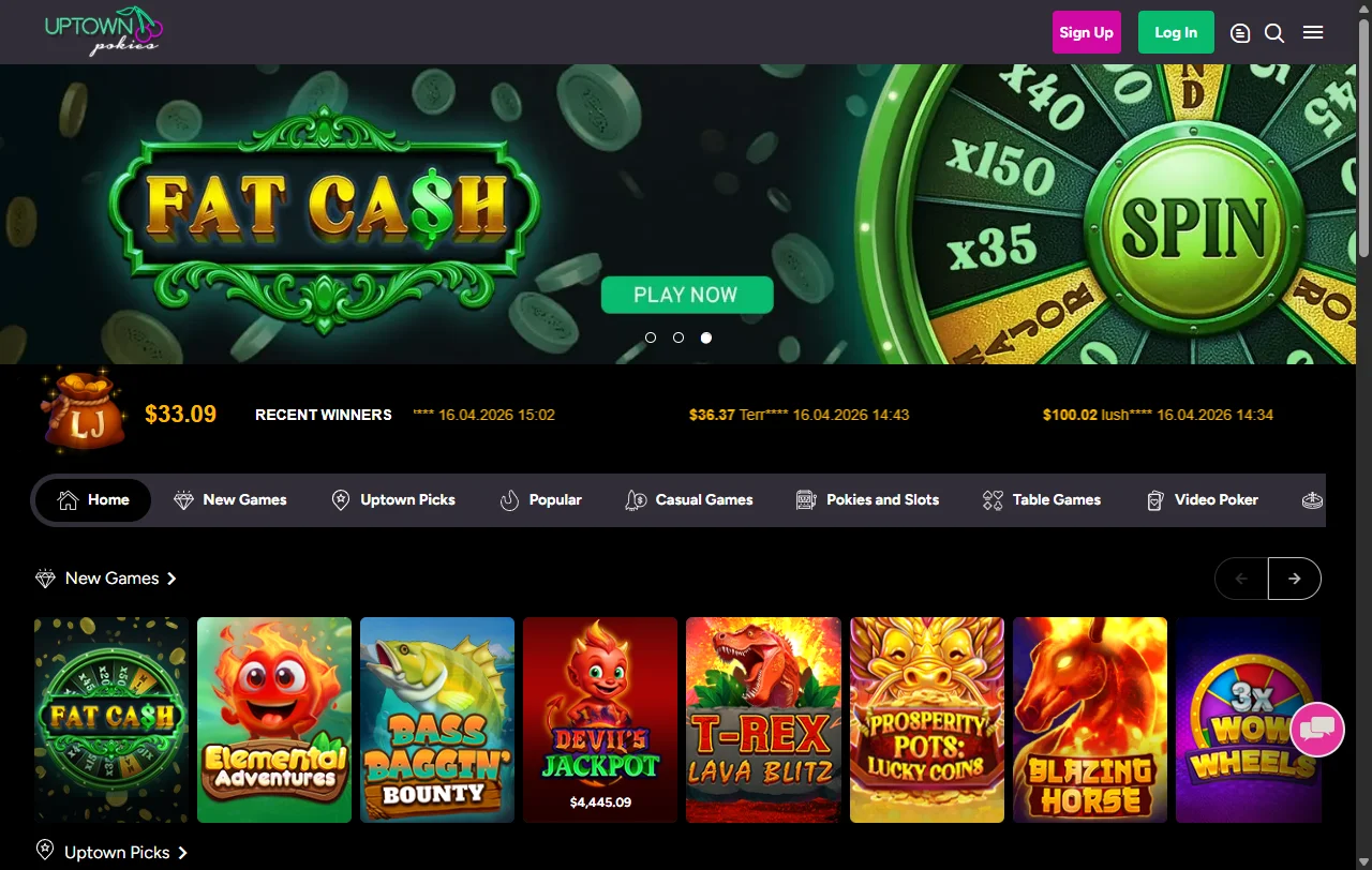 Uptown Pokies Casino overview for Canada players assessing overall site value