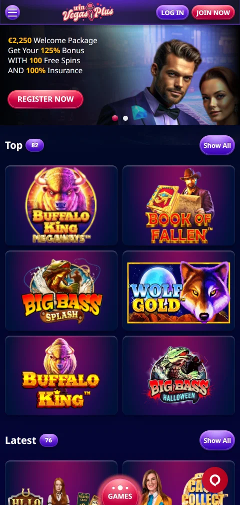 VegasPlus Casino mobile access for responsive play on Canadian devices