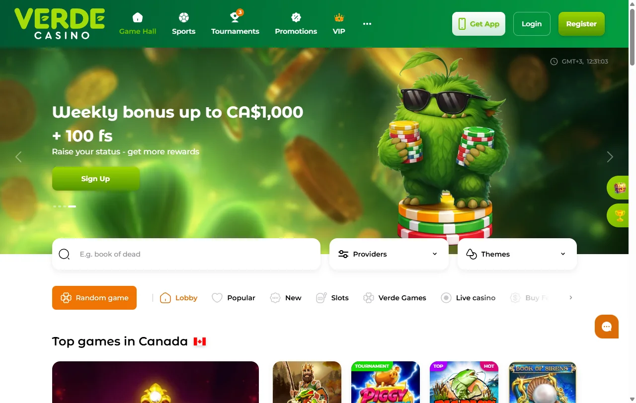 Verde Casino review for Canada players covering trust, payments, and gameplay