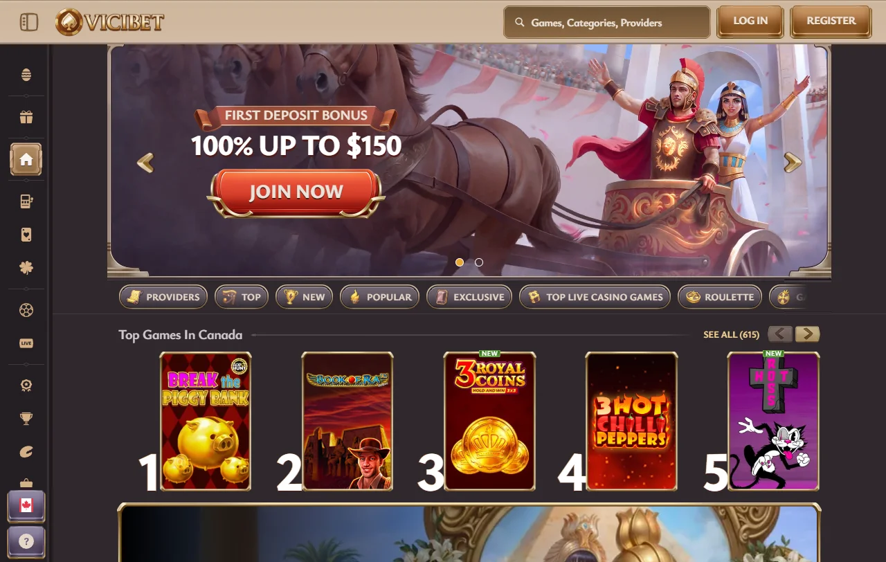 ViciBet Casino review covering licensing, payments and game access