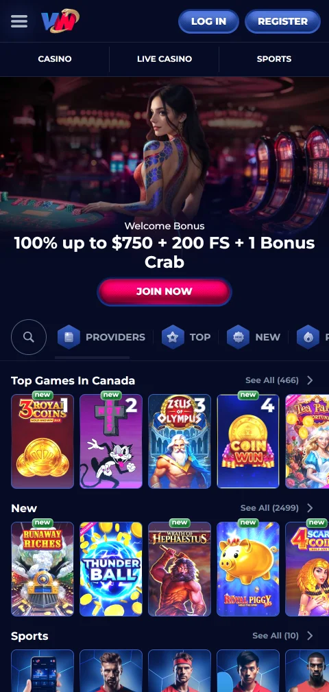 ViperWin Casino mobile play on phones and tablets