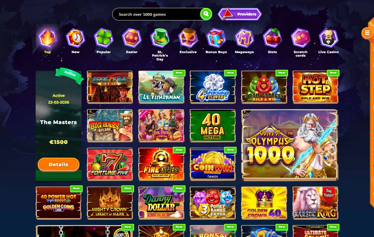 Wazamba Casino welcome bonus and promotion details