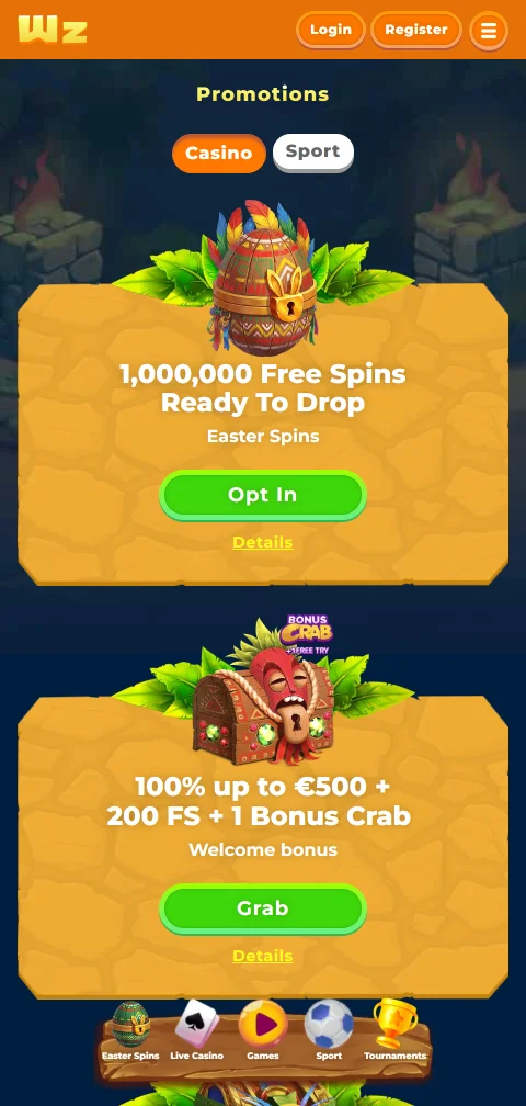 Wazamba Casino deposits withdrawals and payment options