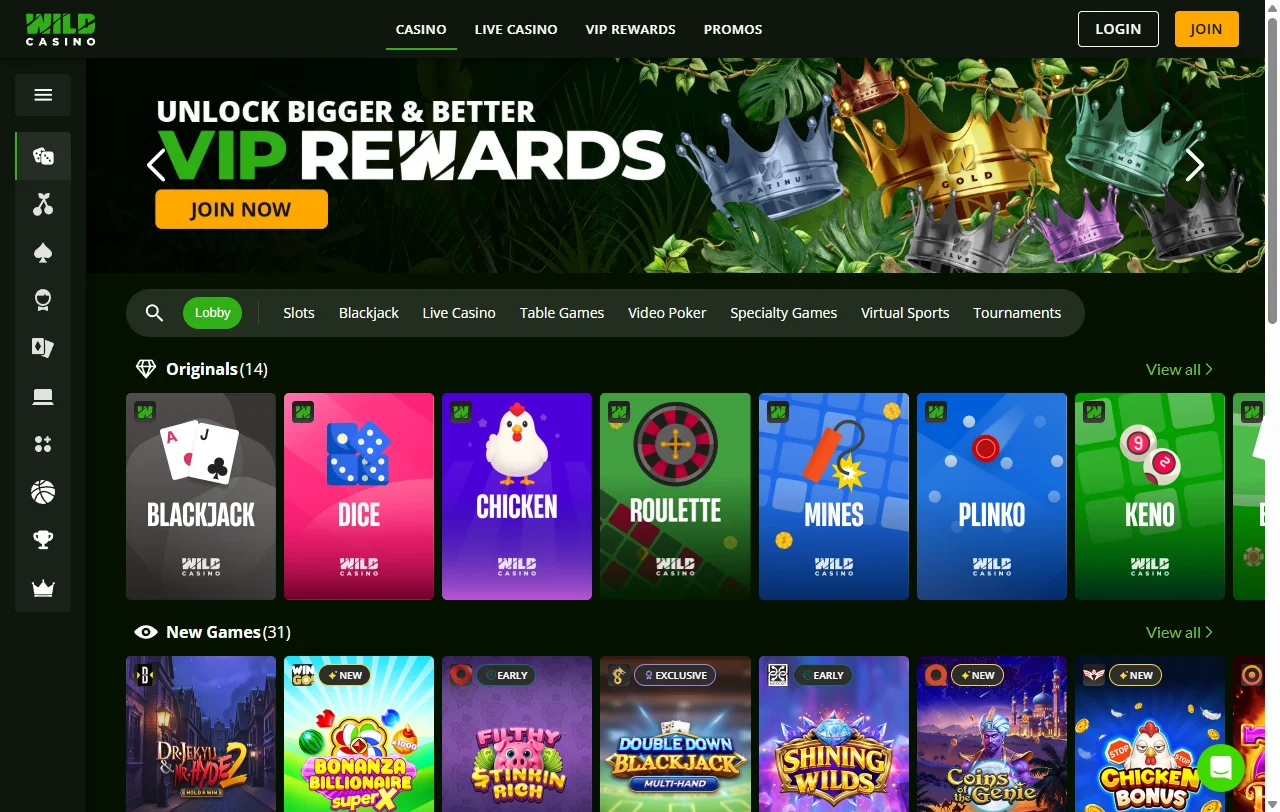 Wild Casino review overview for Canada players and offshore context