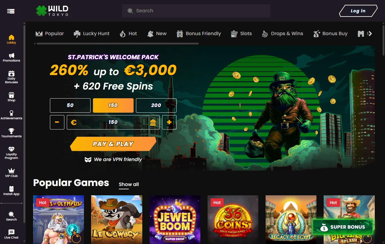 Wild Tokyo Casino overview for Canada players and cautious review context