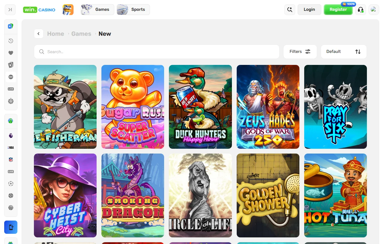 Win Casino bonus terms and welcome offer details for players
