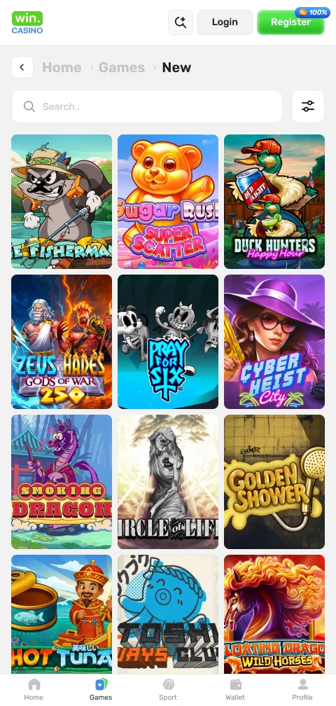 Win Casino security licensing and player protection information