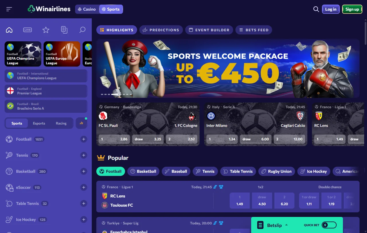WinAirlines Casino welcome offer and bonus terms summary