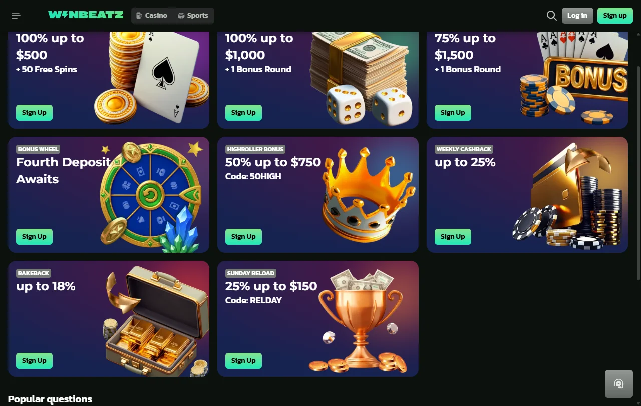 WinBeatz Casino review for Canada players with licence and banking context