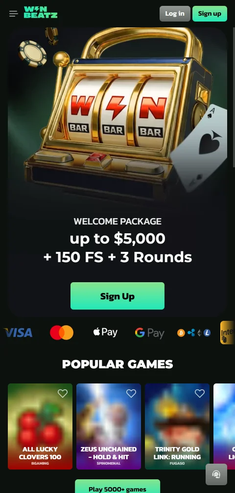 WinBeatz Casino deposits, withdrawals, and payment methods explained