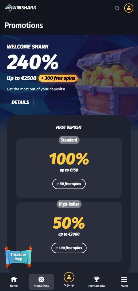 Winshark Casino deposits withdrawals and payment options overview