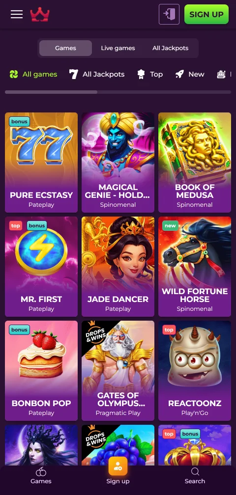 Wizebets Casino deposits and withdrawals with Interac and cards