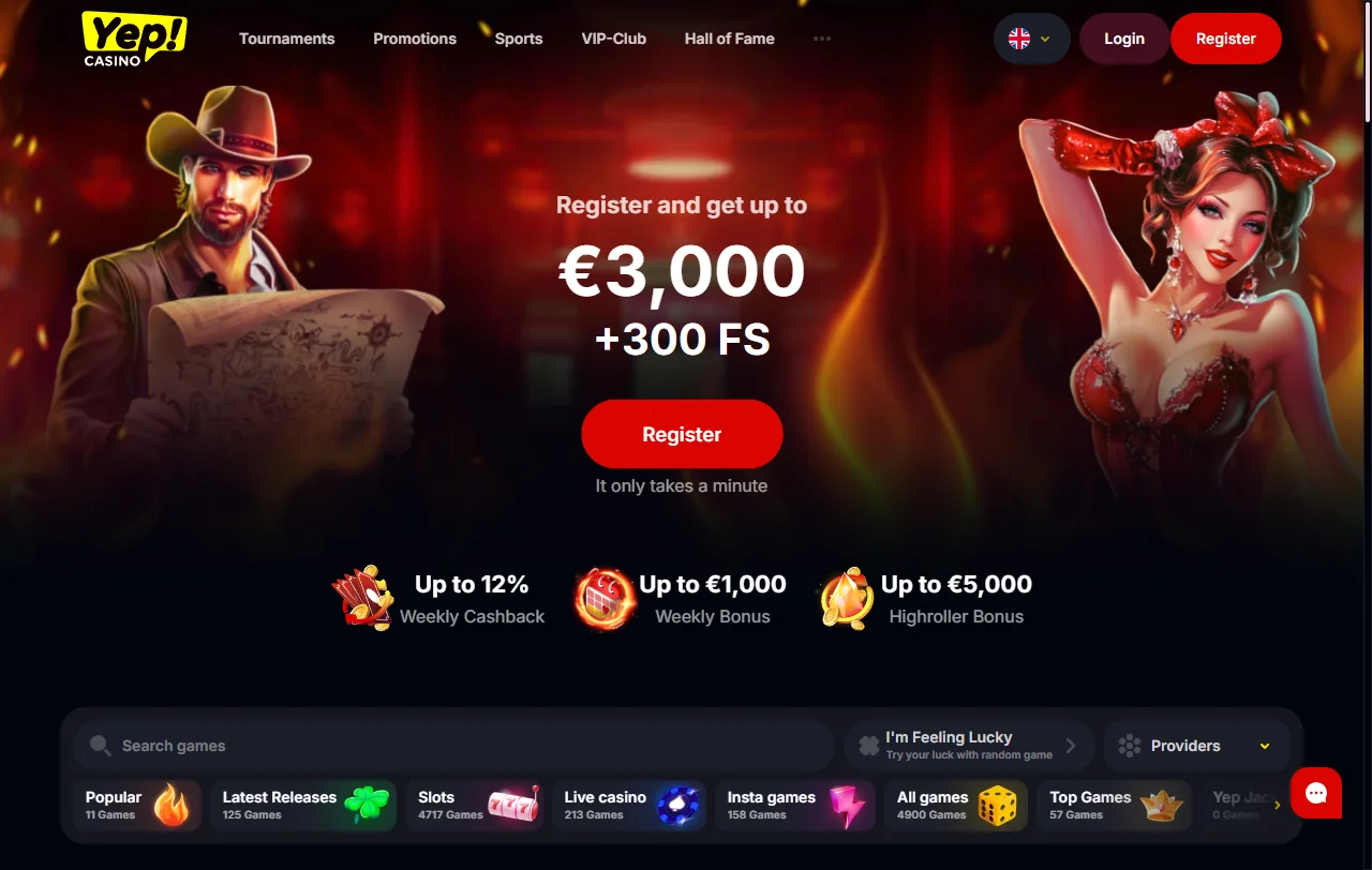 YEP Casino review for Canada players covering games, payments, and trust