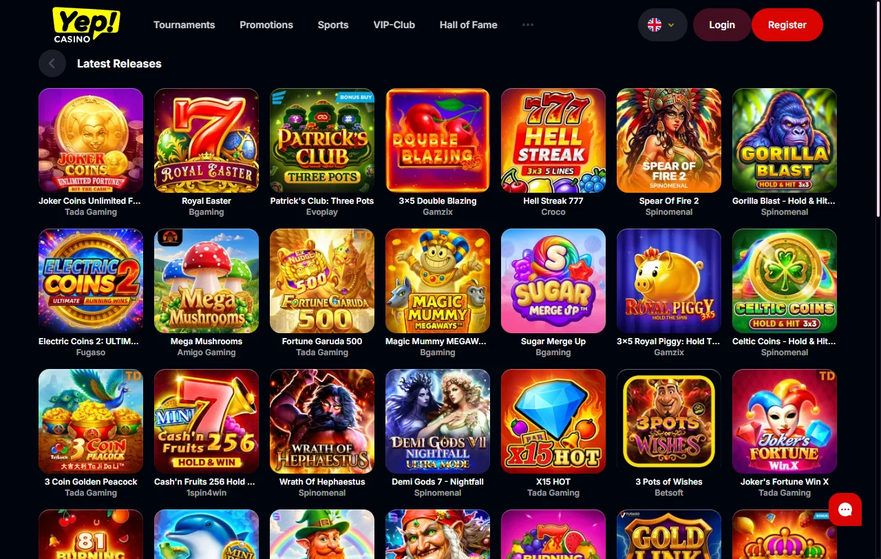 YEP Casino bonus analysis with welcome offer and wagering context
