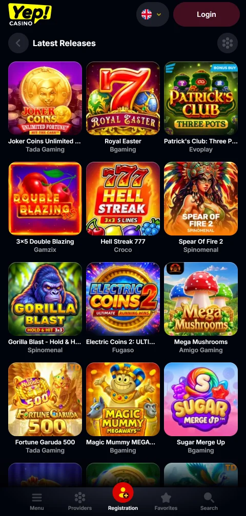 YEP Casino security, licensing, and player protection overview