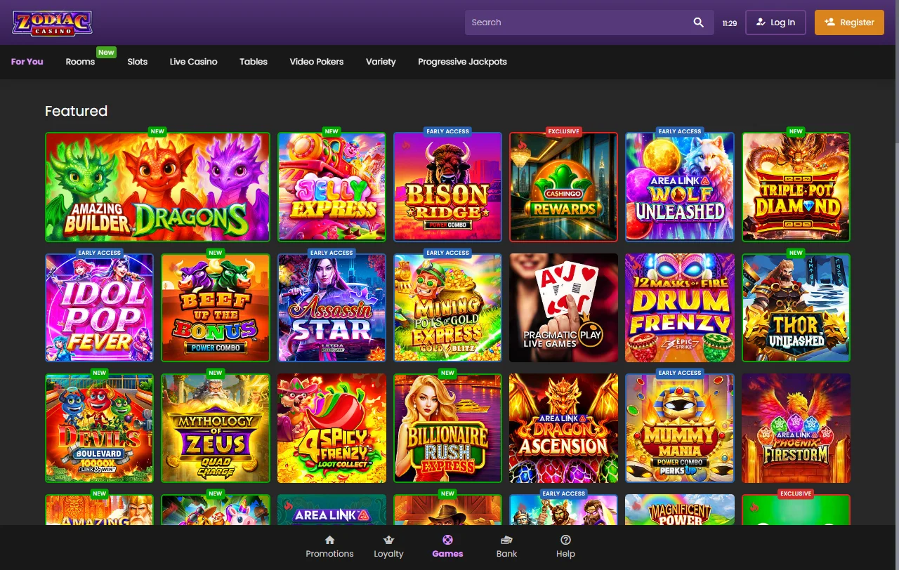 Zodiac Casino overview for Canada players comparing review essentials