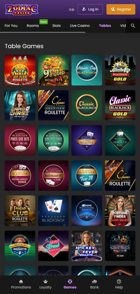 Zodiac Casino deposits withdrawals and payment methods for Canada