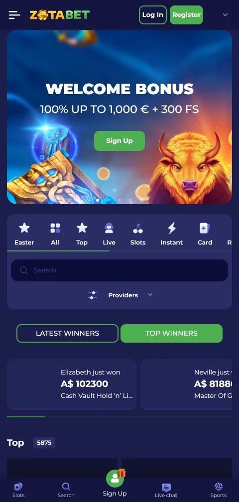 ZotaBet Casino mobile play with smartphone compatibility focus